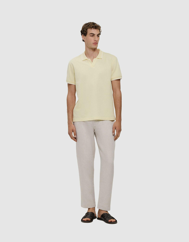 Trenery - Mercerised Cotton Pique Polo