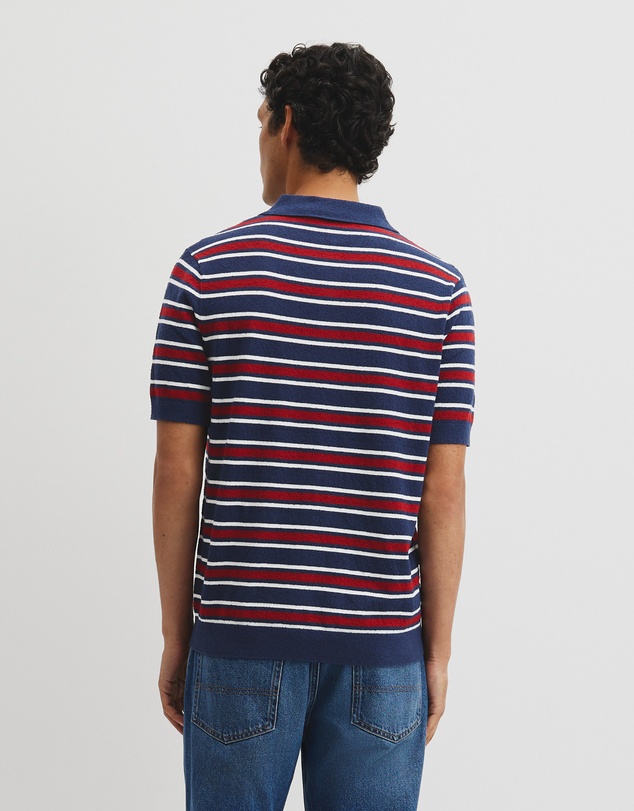 Country Road - Boucle Stripe Knit Polo