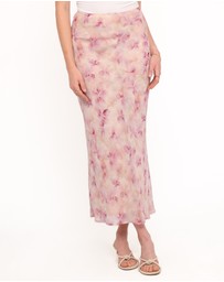 Petal & Pup - Giarda Maxi Skirt - Pink Floral