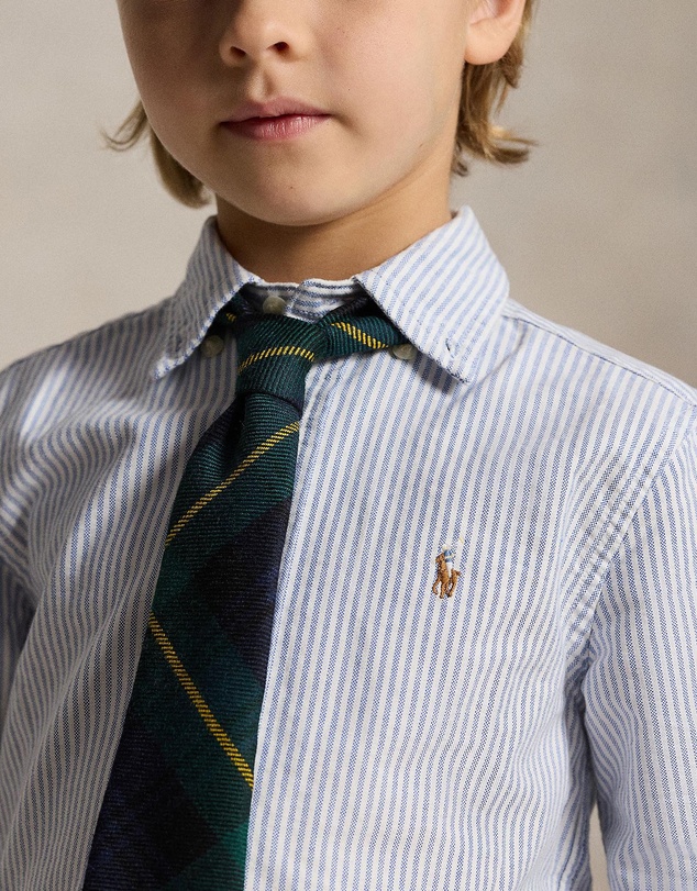 Polo Ralph Lauren - Striped Cotton Oxford Shirt - Kids