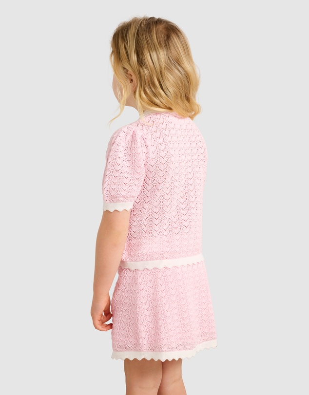 Forever New Girls - Connie Girls Scallop Knitted Top