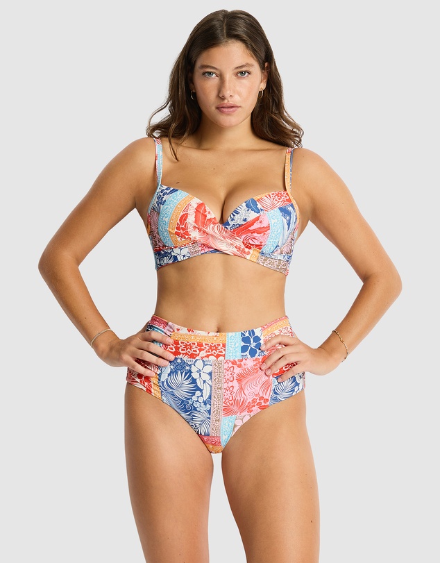 Sea Level Australia - Coco Island High Waist Gathered Side Pant