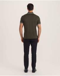 SABA - Ted Textured Cotton Polo