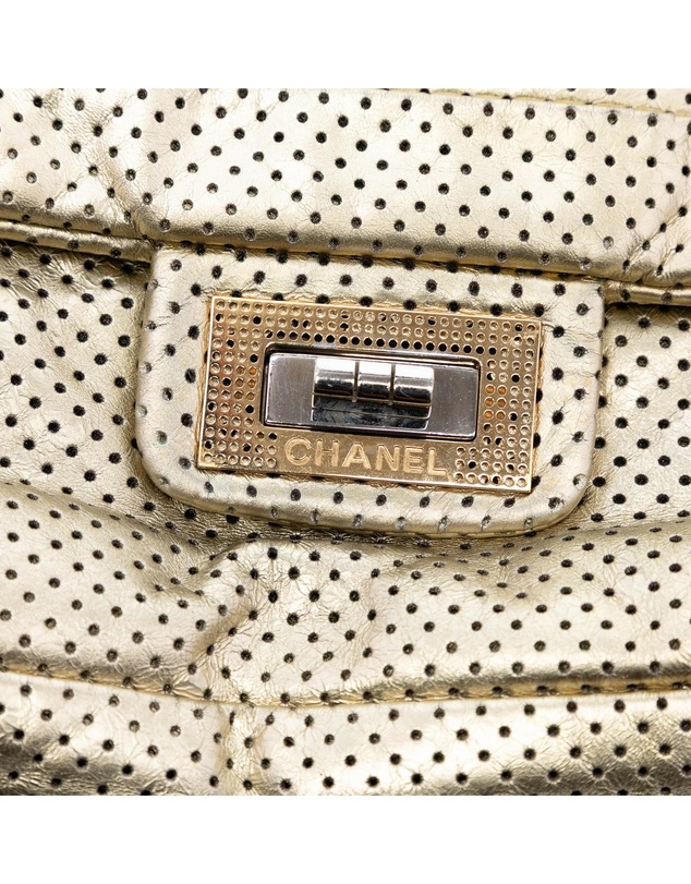 Pre-Loved by Azura Reborn - Pre-Loved Medium Reissue Perforated Calfskin Drill Flap