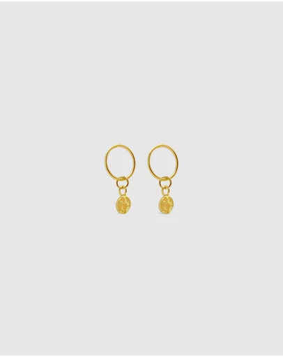 Ichu - Golden Details Stud Earrings