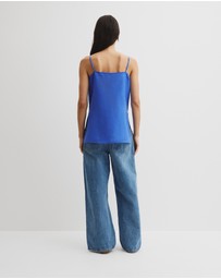 Country Road - Organically Grown Linen Longline Cami