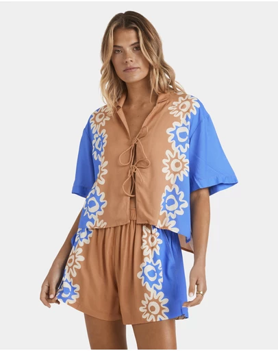 Billabong - Womens Trippin Dippin Short Sleeve Shirt