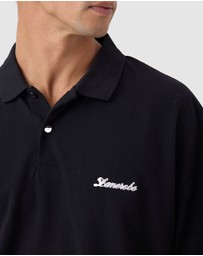 Zanerobe - Box Crop Polo Black