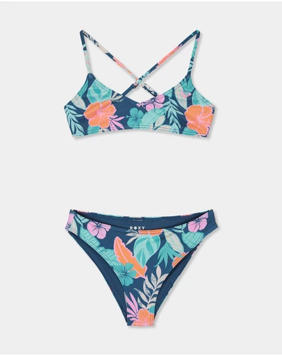 Roxy - Girls 8 to 16 Active Two Piece Rash Vest