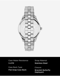 Emporio Armani - Silver Tone Analogue Watch