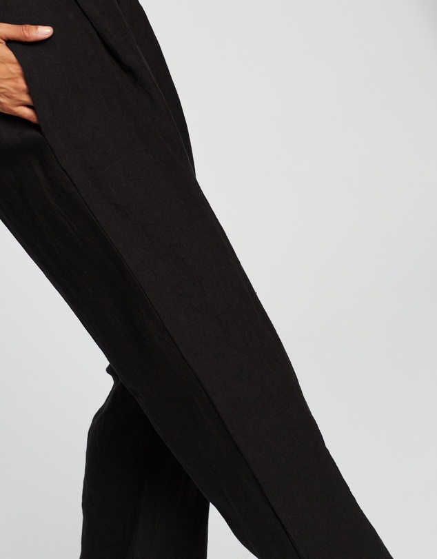 AERE - Straight Leg Linen Pants