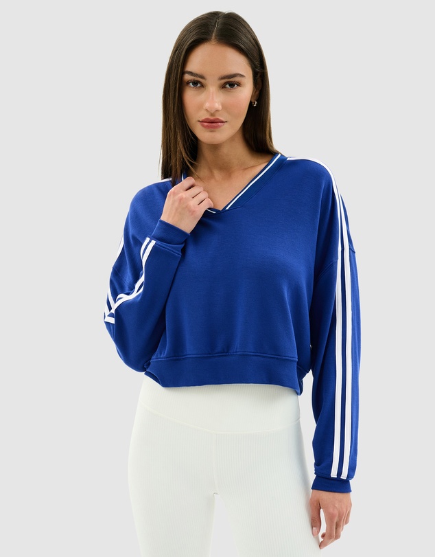 Splits59 - Ellie Fleece V-Neck Sweatshirt