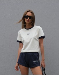 SSAINT - SŚAINT Sport Track Shorts Navy
