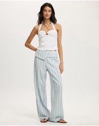 Cotton On - Luxe Linen Halter Top