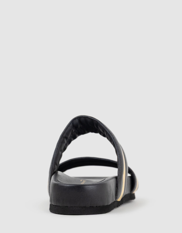 Edward Meller - KELLIS Two Strap Slide with Stripe