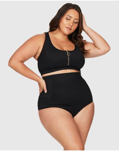Artesands - Sculpt Black Michelangelo Extra High Waisted Swim Pant