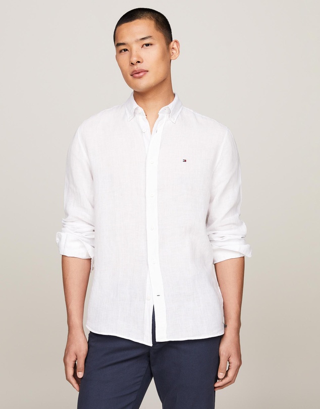 Tommy Hilfiger - Pigment Dyed Linen Regular Fit Shirt