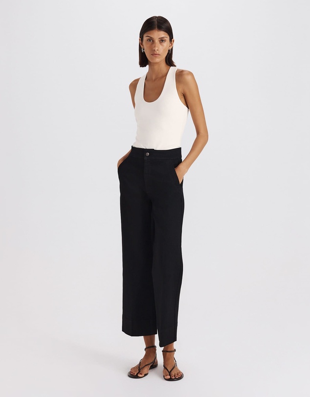 SABA - Ava Cropped Wide Leg Jean