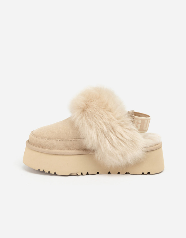 Ozwear Connection Uggs - UGG Daniela Premium Platform Slipper (Elastic Logo & Wool Strap – Detachable)