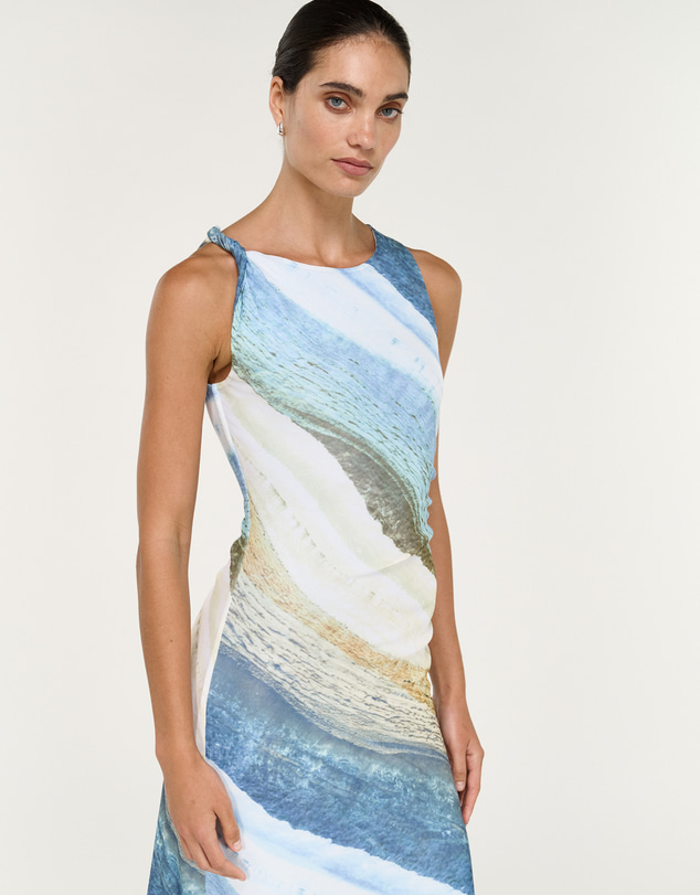 Staple the Label - Zelie Mesh Midi Dress