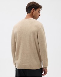 AERE - Premium Wool Crew Neck Knit Jumper
