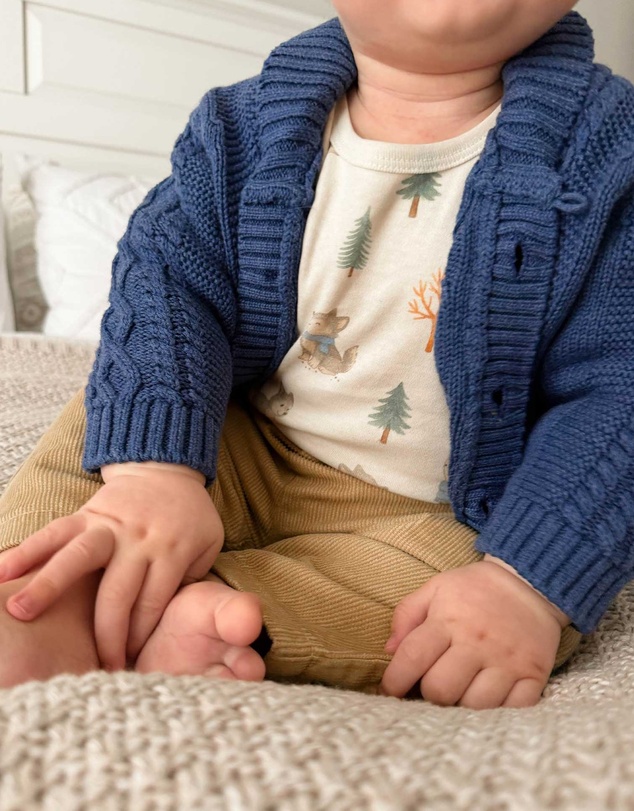 Purebaby - Cosy Cardigan -Kids-Babies