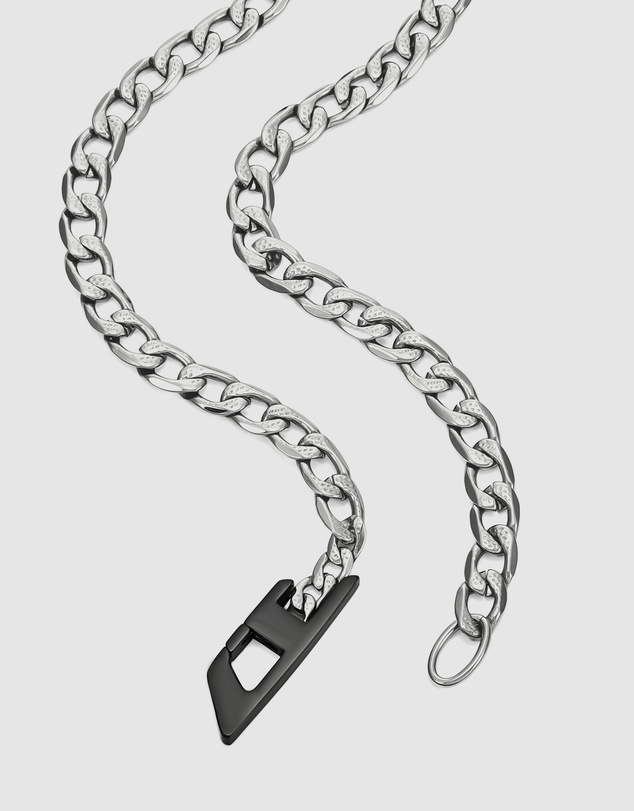 Diesel - D Logo Two-Tone Necklace
