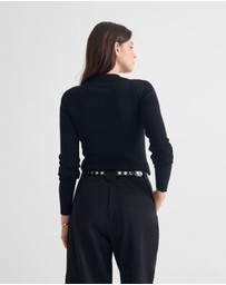 Oxford - Onyx Ribbed Bodysuit
