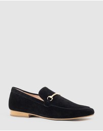 Edward Meller - GARNET Moccasin with Bar Trim