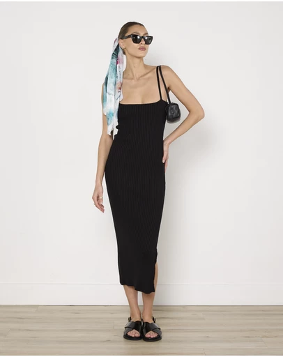 Cirkular - Pre-Loved - Anna Quan Ribbed Knit Pencil Dress