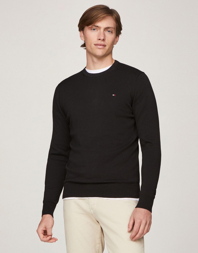 Tommy Hilfiger - Crew Neck Flag Embroidery Jumper