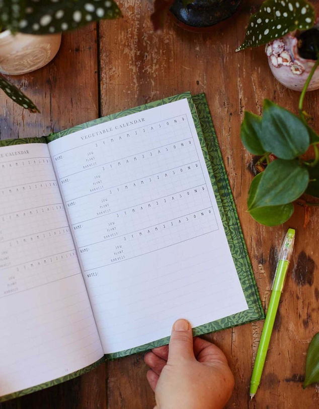 Write to Me - Plant & Garden Journal. Green