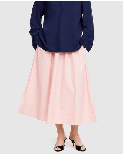 ARKET - Midi Cotton Skirt