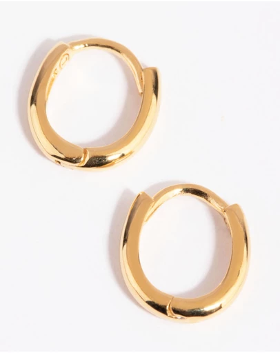 Lovisa - Gold Plated Sterling Silver Ball Stud & Huggie Earring Set