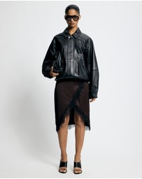 Lover - Thea Lace Trim Wrap Skirt