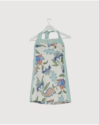 Revibe - Repaired KIVARI Azure Halter Mini Dress - AU 6