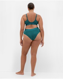 City Chic - Signature Ccx Wireless Bra - Emerald