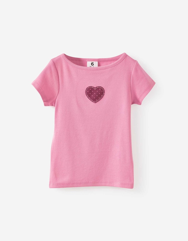 Cotton On Kids - Fitted Short Sleeve Essential Boat Neck Tee
