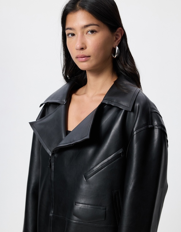 Norma Kamali - Oversized Moto Jacket