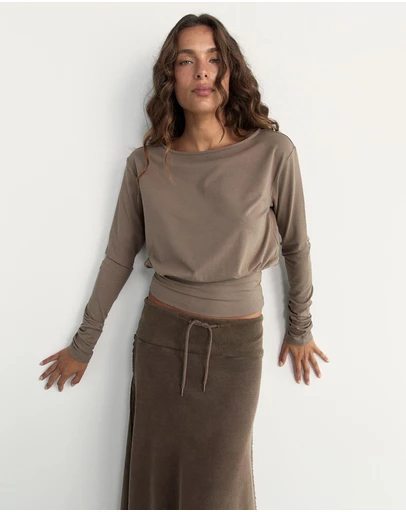 Pinky & Kamal - Contour Long Sleeve Top