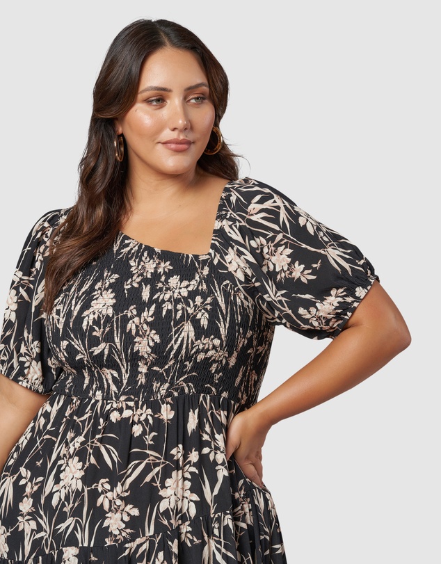 Something 4 Olivia - Ella Asymmetric Midi Dress