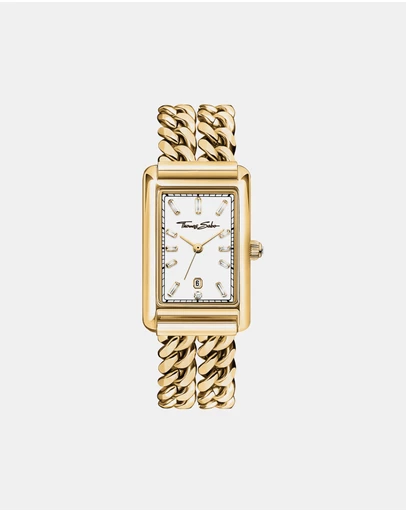 THOMAS SABO - THOMAS SABO Ladies Rectangular Watch in Gold