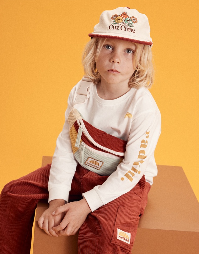 Banabae - Rad Kid Tonal Long Sleeve Tee - White