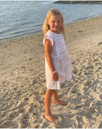 Sant And Abel - Girls Billie White Dress
