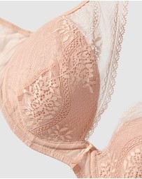 Passionata - Maddie Wired Padded Plunge Bra With Lace