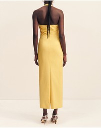 Shona Joy - Campbell Draped Halter Maxi Dress