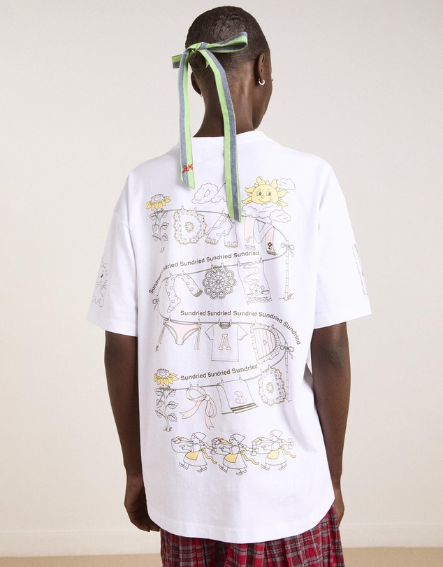 Damson Madder - Sundried Washing Line Boyfriend Tee