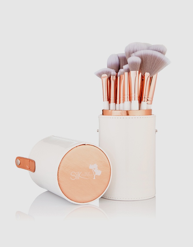 Silk Oil of Morocco - Vegan 15pc Professional Brush Set