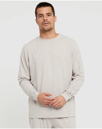 Bamboo Body - Men's Long Sleeve Crew Neck