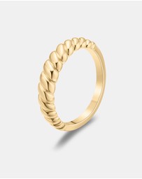 Mestige - Croissant Ring - 18K Gold Plated